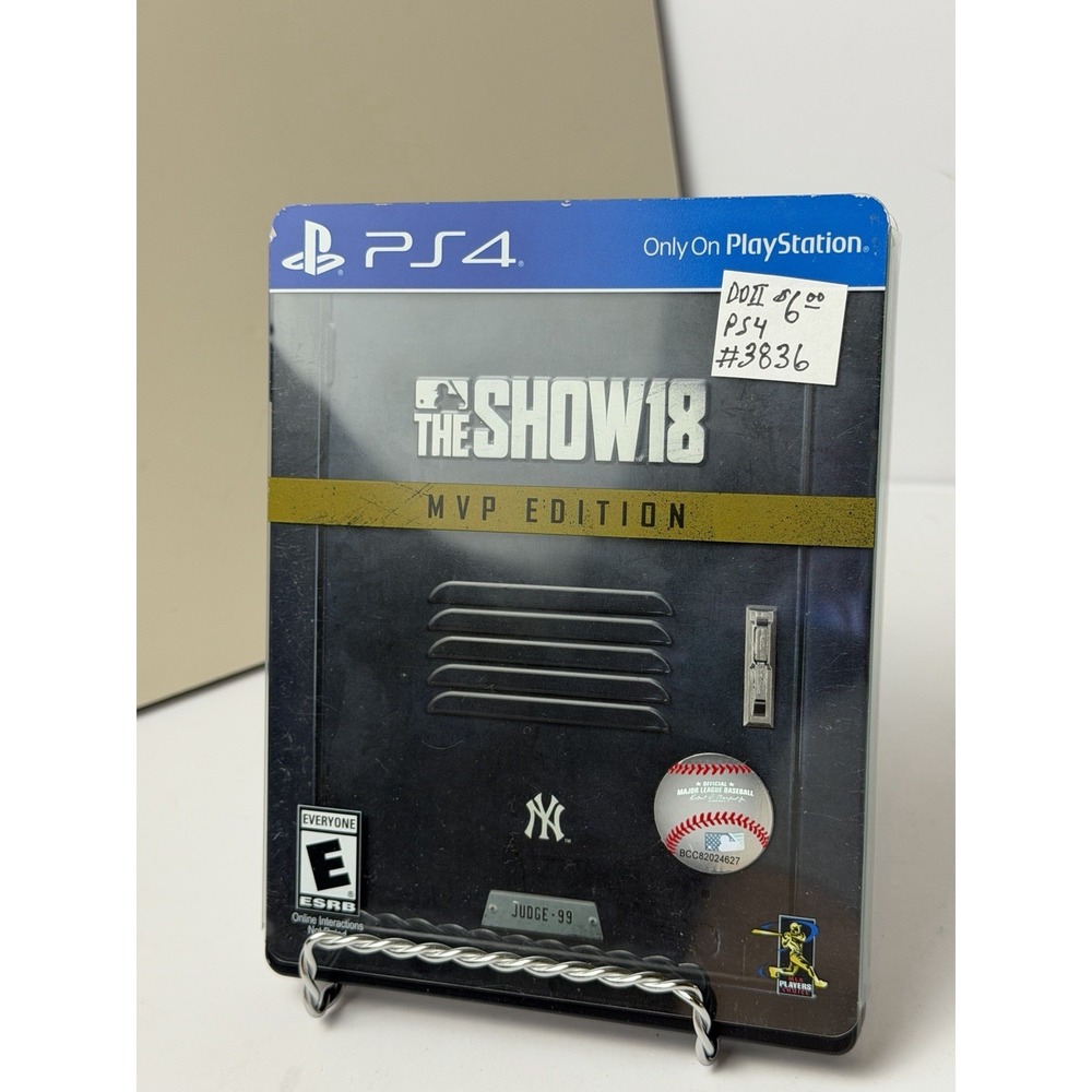 MLB The Show 18 MVP Edition - Limited Edition Steelbook Packaging - (PS4)